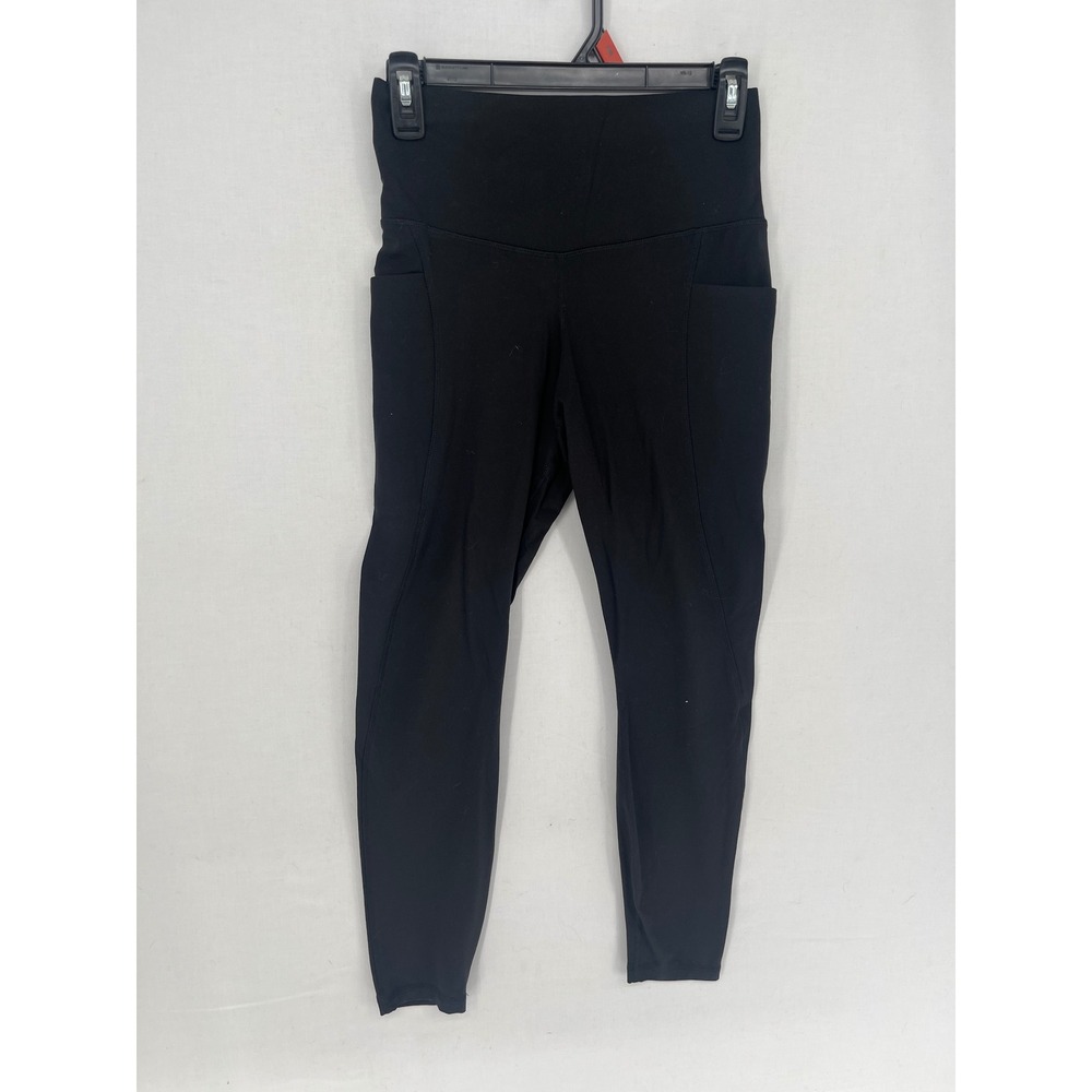 Member's Mark Everyday High-Rise Ankle Leggings Black Pockets Size M LASS4235-13